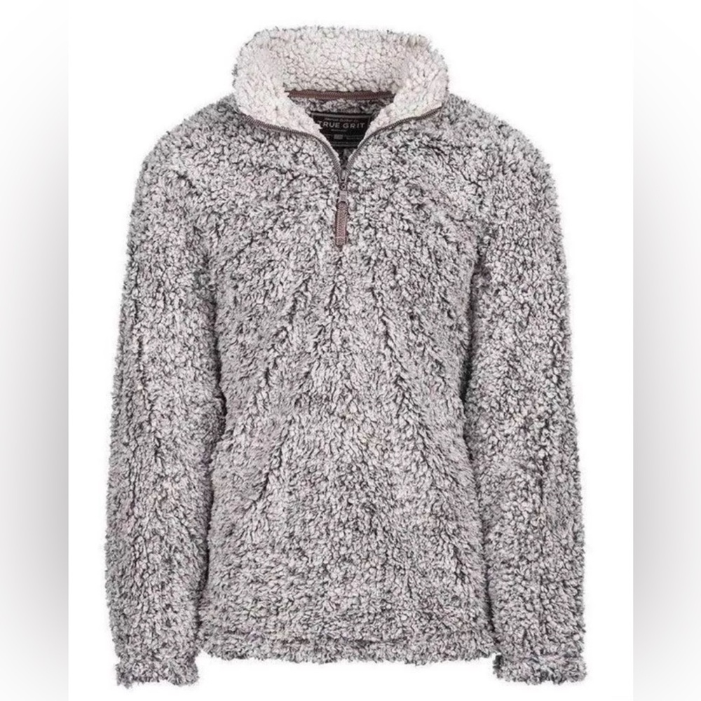 The Original TRUE GRIT Frosty Tipped Pullover Jacket Size Large